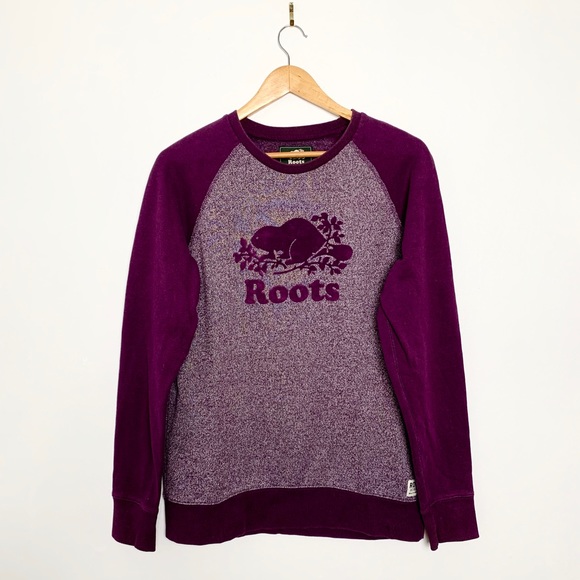 ROOTS around neck sweatshirt M - Picture 1 of 4